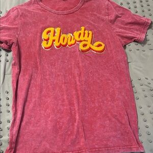 Women’s ' Red 'Howdy' Graphic Tee